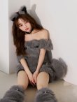 画像3: 【予約 / 9月下旬発送予定】【送料無料！】【ハロウィン】ファーウルフセットアップ【コスプレ6点セット】【XS-Mサイズ/1カラー】[OF04] (3)
