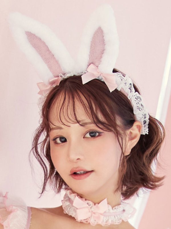 画像23: 【即日発送】【送料無料！】【ハロウィン】ビジューシアーバニーガール【コスプレ6点セット】【XS-Mサイズ/3カラー】[HC03] (23)