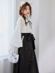 モデル：吉木千沙都 身長：158cm　着用サイズ：Fサイズ