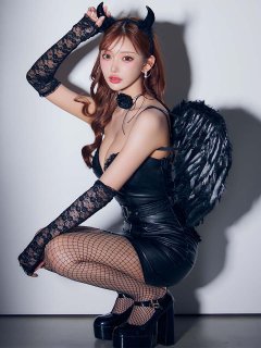 レザーデビルタイトワンピース