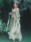 画像25: 【一部予約商品/8月下旬発送予定】【送料無料！】【ハロウィン】エキゾチックエルフ/妖精/漢服【コスプレ3点セット】【フリーサイズサイズ/4カラー】[HC03] (25)