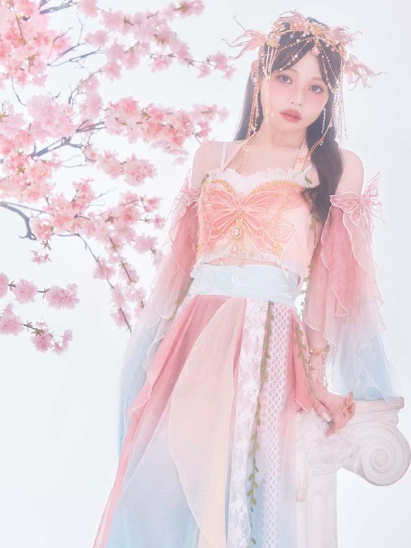 モデル：吉木千沙都（ちぃぽぽ）身長：158cm　着用サイズ：Fサイズ