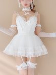 画像12: 【即日発送】【マリームーンコラボ】【ハロウィン】ラメパールシアーチュールスカート / スカート単品【Fサイズ/3カラー】[OF04] (12)