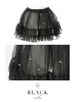 画像4: 【即日発送】【マリームーンコラボ】【ハロウィン】ラメパールシアーチュールスカート / スカート単品【Fサイズ/3カラー】[OF04] (4)