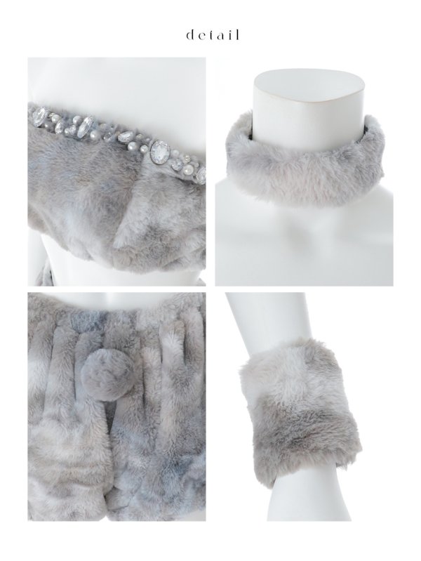 画像35: 【即日発送】【ハロウィン】パステルもこもこバニー【コスプレ7点セット】【フリーサイズ/6カラー】[HC03] (35)