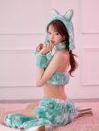 画像13: 【予約 / 9月下旬発送予定】【送料無料！】【ハロウィン】パステルもこもこバニー【コスプレ7点セット】【フリーサイズ/6カラー】[OF03] (13)
