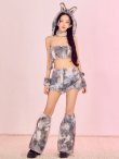 画像10: 【即日発送】【ハロウィン】パステルもこもこバニー【コスプレ7点セット】【フリーサイズ/6カラー】[OF03] (10)