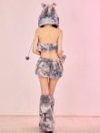 画像17: 【即日発送】【ハロウィン】パステルもこもこバニー【コスプレ7点セット】【フリーサイズ/6カラー】[OF03] (17)