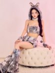 画像21: 【即日発送】【ハロウィン】パステルもこもこバニー【コスプレ7点セット】【フリーサイズ/6カラー】[OF03] (21)
