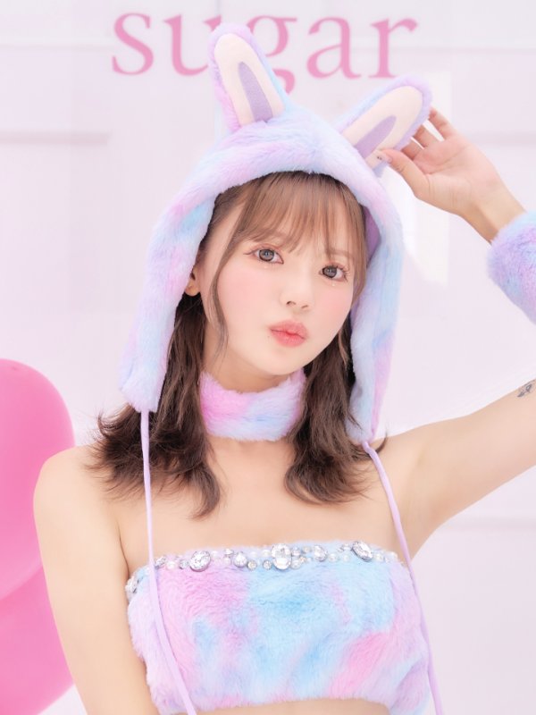 画像5: 【即日発送】【ハロウィン】パステルもこもこバニー【コスプレ7点セット】【フリーサイズ/6カラー】[HC03] (5)