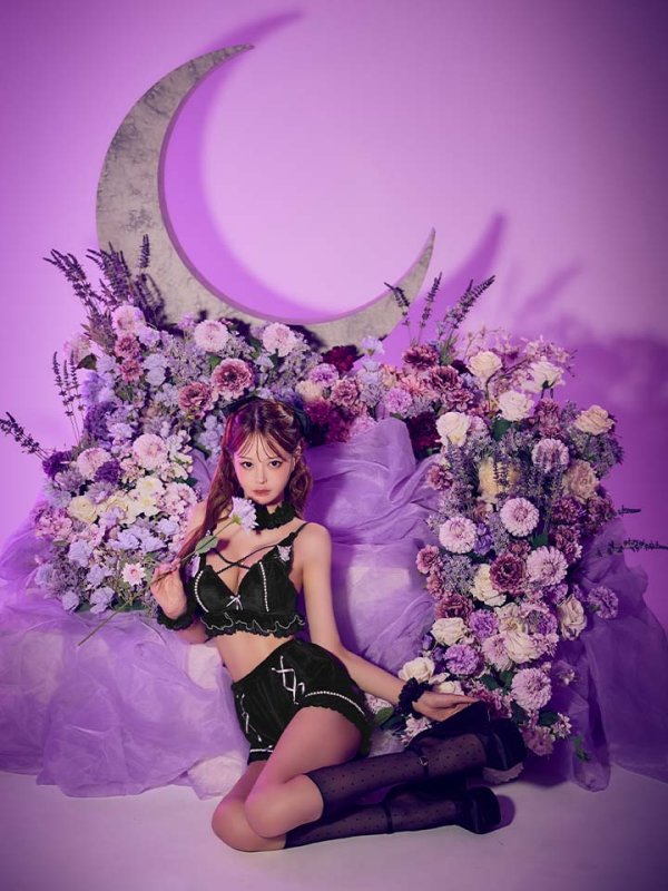 画像5: 【即日発送】【サンリオ】クロミランジェリーセットアップルームウェア【S-L/1カラー】[OF03] (5)