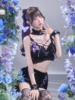 画像1: 【即日発送】【サンリオ】クロミランジェリーセットアップルームウェア【S-L/1カラー】[HC02]ゆりにゃ着用 (1)
