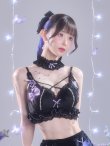 画像10: 【即日発送】【サンリオ】クロミランジェリーセットアップルームウェア【S-L/1カラー】[HC02]ゆりにゃ着用 (10)