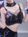 画像16: 【即日発送】【サンリオ】クロミランジェリーセットアップルームウェア【S-L/1カラー】[HC02]ゆりにゃ着用 (16)