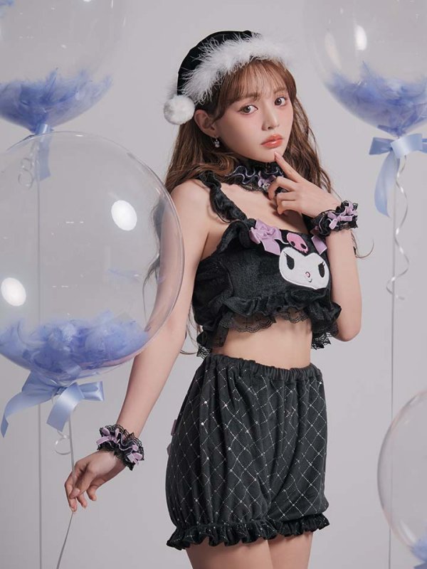 画像14: 【即日発送】【サンリオ】クロミセットアップルームウェア【S-L/1カラー】[HC02] (14)