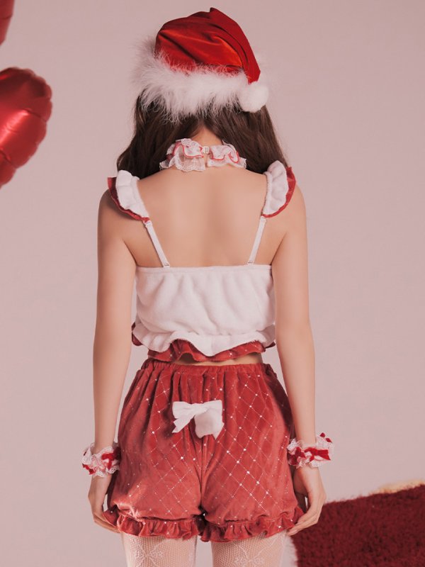 画像11: 【即日発送】【サンリオ】ハローキティキルティングセットアップルームウェア【S-L/1カラー】[HC02] (11)