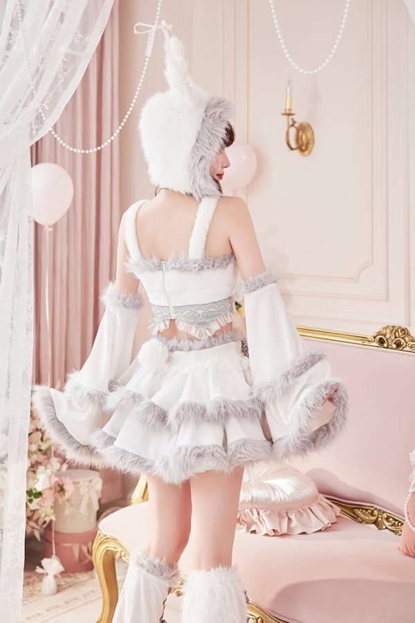 画像10: 【一部予約商品/10月上旬発送予定】【即日発送】【ハロウィンコスプレ10点セット】クロスシェリーファーバニー【Malymoon/マリームーン】【SM,MLサイズ/2カラー】 (10)