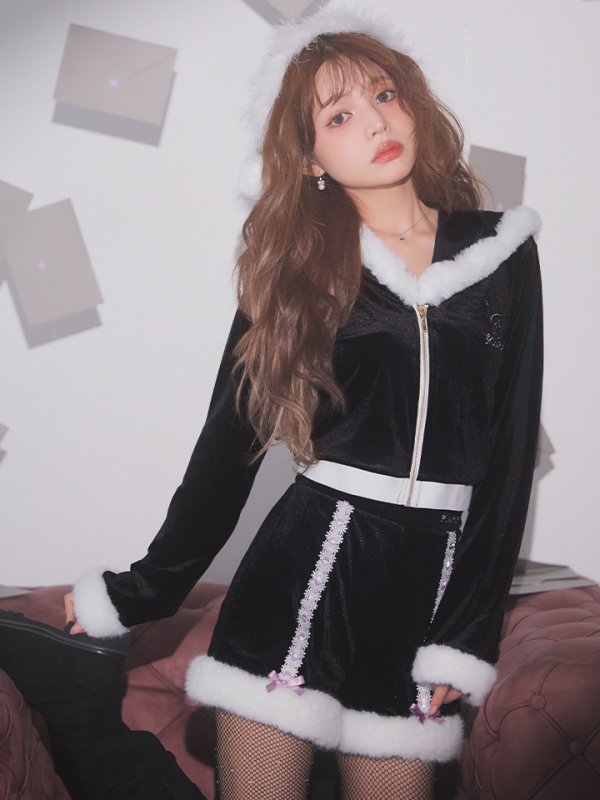 画像10: 【即日発送】【サンリオ】クロミ3wayセットアップルームウェア【4点セット】【S-L/1カラー】[HC02] (10)