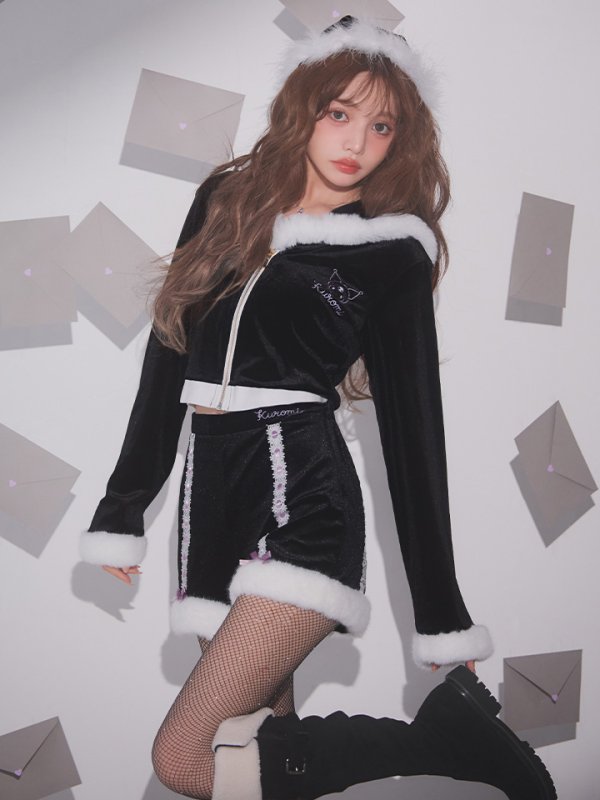 画像21: 【即日発送】【サンリオ】クロミ3wayセットアップルームウェア【4点セット】【S-L/1カラー】[HC02] (21)