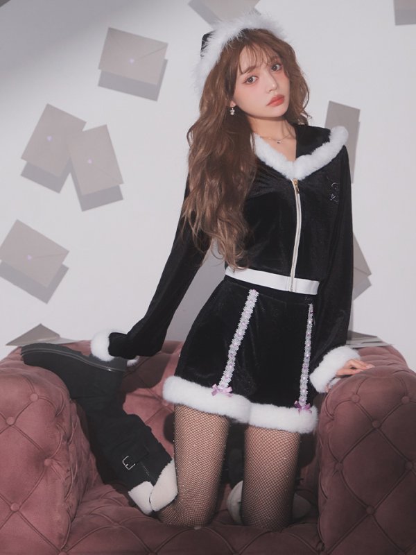 画像6: 【即日発送】【サンリオ】クロミ3wayセットアップルームウェア【4点セット】【S-L/1カラー】[HC02] (6)