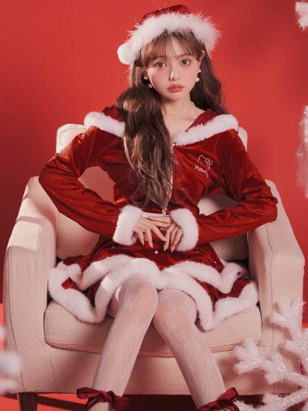 画像15: 【即日発送】【サンリオ】ハローキティ3wayセットアップルームウェア【4点セット】【S-L/1カラー】[HC02] (15)