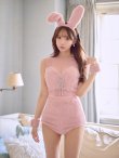 ピンク　モデル：三上悠亜　身長：159cm　着用サイズ：Sサイズ