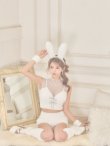 画像6: 【送料無料！】【ハロウィン】ふわもこリボンバニーコスプレ【コスプレ6点SET】【XS-Mサイズ】【予約/9月下旬発送予定】[OF03]あずもか着用 (6)