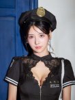 画像14: 【送料無料！】【ハロウィン】レースネックポリスコスプレ【コスプレ3点SET】【XS-Lサイズ】【予約/9月下旬発送予定】[OF03]みやび着用 (14)