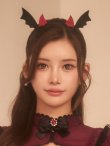 画像20: 【送料無料！】【ハロウィン】ゴシックテイストオフショル洋風メイドコスプレ / ケープ長袖リボンデビルコスプレ[OF03] (20)