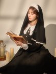 画像2: 【送料無料！】【ハロウィン】ゴシックシスターロングスカートコスプレ【コスプレ3点SET】【S-XLサイズ】[OF03]加藤美南着用 (2)