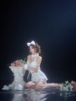ホワイト　モデル：れみれみ　身長：163cm　着用サイズ：Sサイズ
