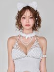 ホワイト　モデル：れみれみ　身長：163cm　着用サイズ：Sサイズ