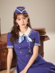 画像5: 【ハロウィン】CAロングフレア【コスプレ4点SET】【S-XLサイズ】[OF03]加藤美南着用 (5)