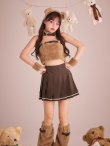画像11: 【送料無料！】【ハロウィン】もこもこベアプリーツセットアップ【コスプレ6点SET】【XS-Mサイズ】【予約/9月下旬発送予定】[OF03]吉木千沙都（ちぃぽぽ）着用 (11)