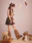 画像12: 【送料無料！】【ハロウィン】もこもこベアプリーツセットアップ【コスプレ6点SET】【XS-Mサイズ】【予約/9月下旬発送予定】[OF03]吉木千沙都（ちぃぽぽ）着用 (12)