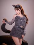 画像12: 【送料無料！】【ハロウィン】ラメスリーブウルフセットアップ【コスプレ5点SET】【XS-Mサイズ】【予約/9月下旬発送予定】[OF03]吉木千沙都（ちぃぽぽ）着用 (12)