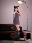 画像8: 【送料無料！】【ハロウィン】ラメスリーブウルフセットアップ【コスプレ5点SET】【XS-Mサイズ】【予約/9月下旬発送予定】[OF03]吉木千沙都（ちぃぽぽ）着用 (8)