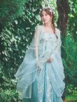 画像5: 【送料無料！】【ハロウィン】アイスブルー刺繍ロングシフォン漢服セット【コスプレ3点SET】【Fサイズ】【予約/8月下旬発送予定】[OF03]三上悠亜着用 (5)