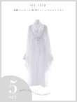 画像12: 【送料無料！】【ハロウィン】ホワイト×シルバー刺繍漢服【コスプレ5点SET】【Fサイズ】[OF03]今井暖大着用 (12)