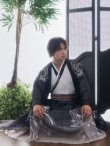 画像2: 【ハロウィン】グレーホワイトグラデーション漢服【コスプレ3点SET】【L-XLサイズ】[OF03]今井暖大着用 (2)