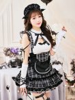 画像2: 【送料無料！】【ハロウィン】ガーリーロックサキュバスメイド【コスプレ11点SET】【Fサイズ】[OF03]モデル着用 (2)
