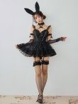 画像33: 【即日発送】【送料無料！】【マリームーンコラボ】【ハロウィン】2wayハーネスネックバニー【コスプレ6点セット】【XS-Lサイズ/3カラー】[OF04] (33)