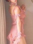 ピンク　モデル：三上悠亜　身長：159cm　着用サイズ：Sサイズ