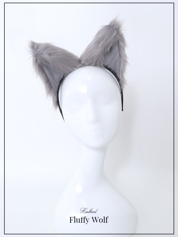 画像2: 【即日発送】【ハロウィン】 オオカミカチューシャハロウィン小物 単品【1カラー】[OF04] (2)