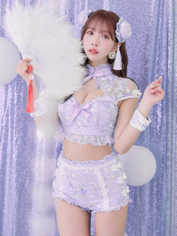 画像22: 【ハロウィン】【sugar nine×マリームーンコラボ】 マリームーンコラボセットアップチャイナ 【コスプレ5点セット】 【XS-Mサイズ/4カラー】[HC03] (22)