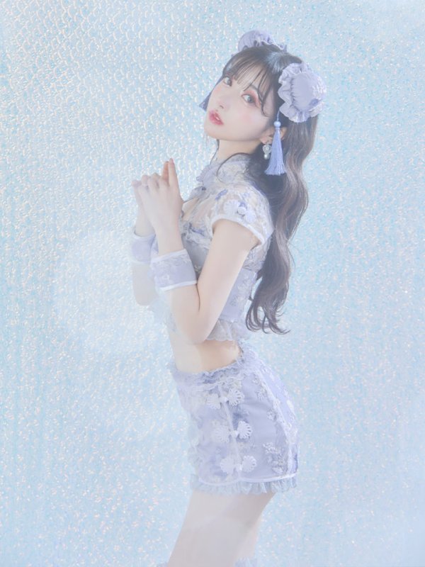 画像12: 【ハロウィン】【sugar nine×マリームーンコラボ】 マリームーンコラボセットアップチャイナ 【コスプレ5点セット】 【XS-Mサイズ/4カラー】[OF04] (12)