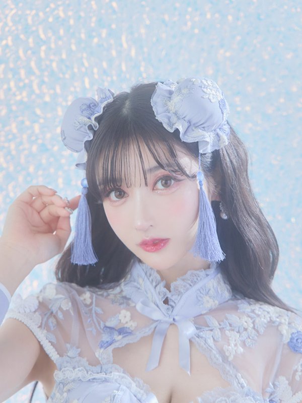 画像11: 【ハロウィン】【sugar nine×マリームーンコラボ】 マリームーンコラボセットアップチャイナ 【コスプレ5点セット】 【XS-Mサイズ/4カラー】[OF04] (11)