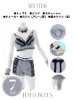 画像21: 【即日発送】【ハロウィン】【sugar nine×マリームーンコラボ】 オオカミセットアップ【コスプレ7点セット】【XS-Lサイズ/1カラー】[YMT] (21)