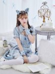 画像14: 【即日発送！】【sugar nine×マリームーンコラボ】 【ハロウィン】マリームーンコラボ制服ネコセットアップ 【コスプレ7点セット】 【XS-Lサイズ/2カラー】[YMT] (14)