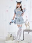 画像7: 【即日発送！】【sugar nine×マリームーンコラボ】 【ハロウィン】マリームーンコラボ制服ネコセットアップ 【コスプレ7点セット】 【XS-Lサイズ/2カラー】[YMT] (7)